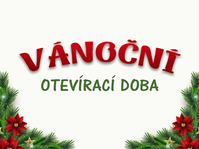Vánoční otevírací doba 2022