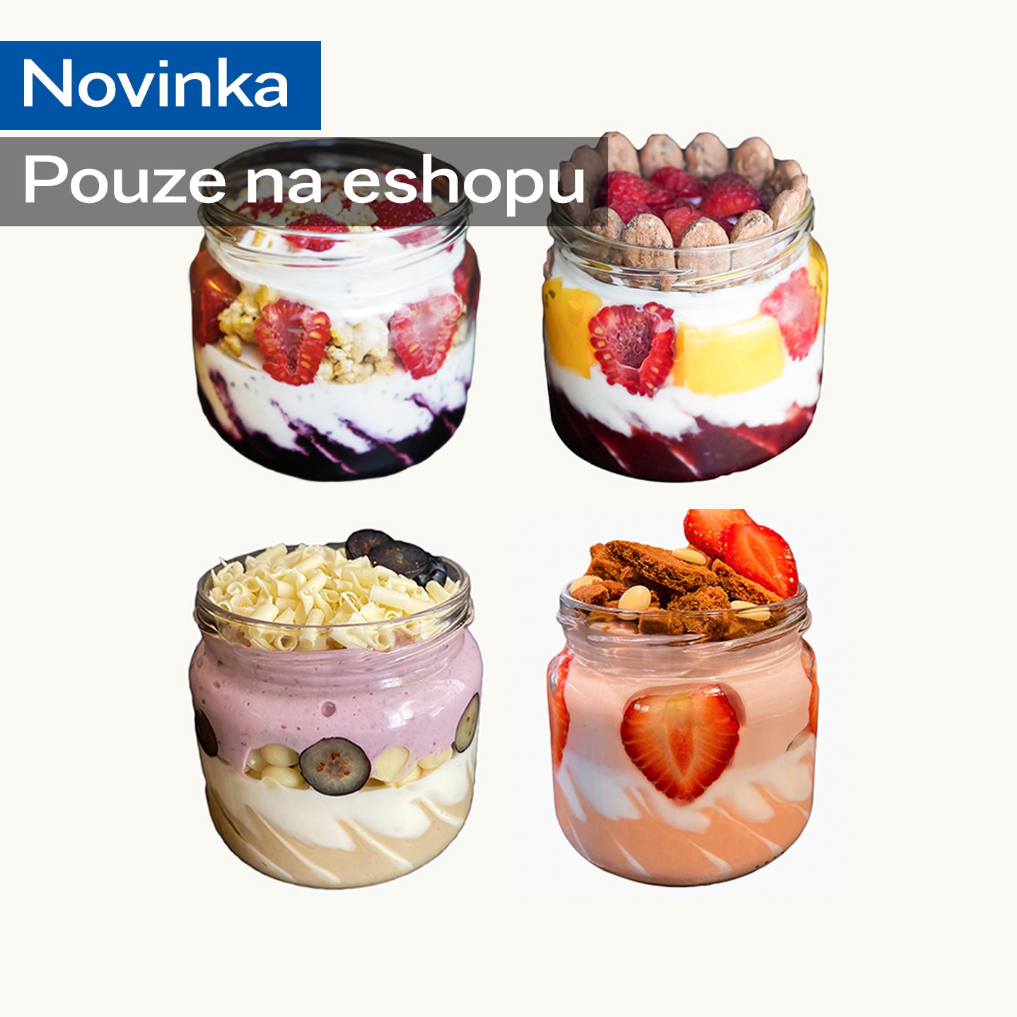 Sada řeckých jogurtů 4ks